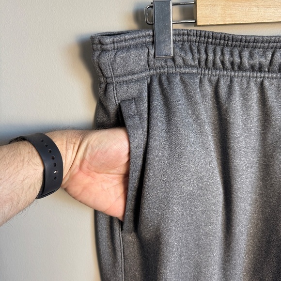 Reebok Men's Large Pull-On Athletic Sweatpants Gray Light Fleece Activewear‎ Gym - Picture 5 of 15